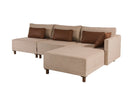 Matris Right - Brown Corner Sofa-Bed