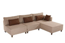Matris Right - Brown Corner Sofa-Bed