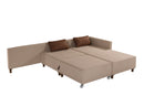Matris Right - Brown Corner Sofa-Bed
