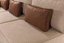 Matris Left - Brown Corner Sofa-Bed