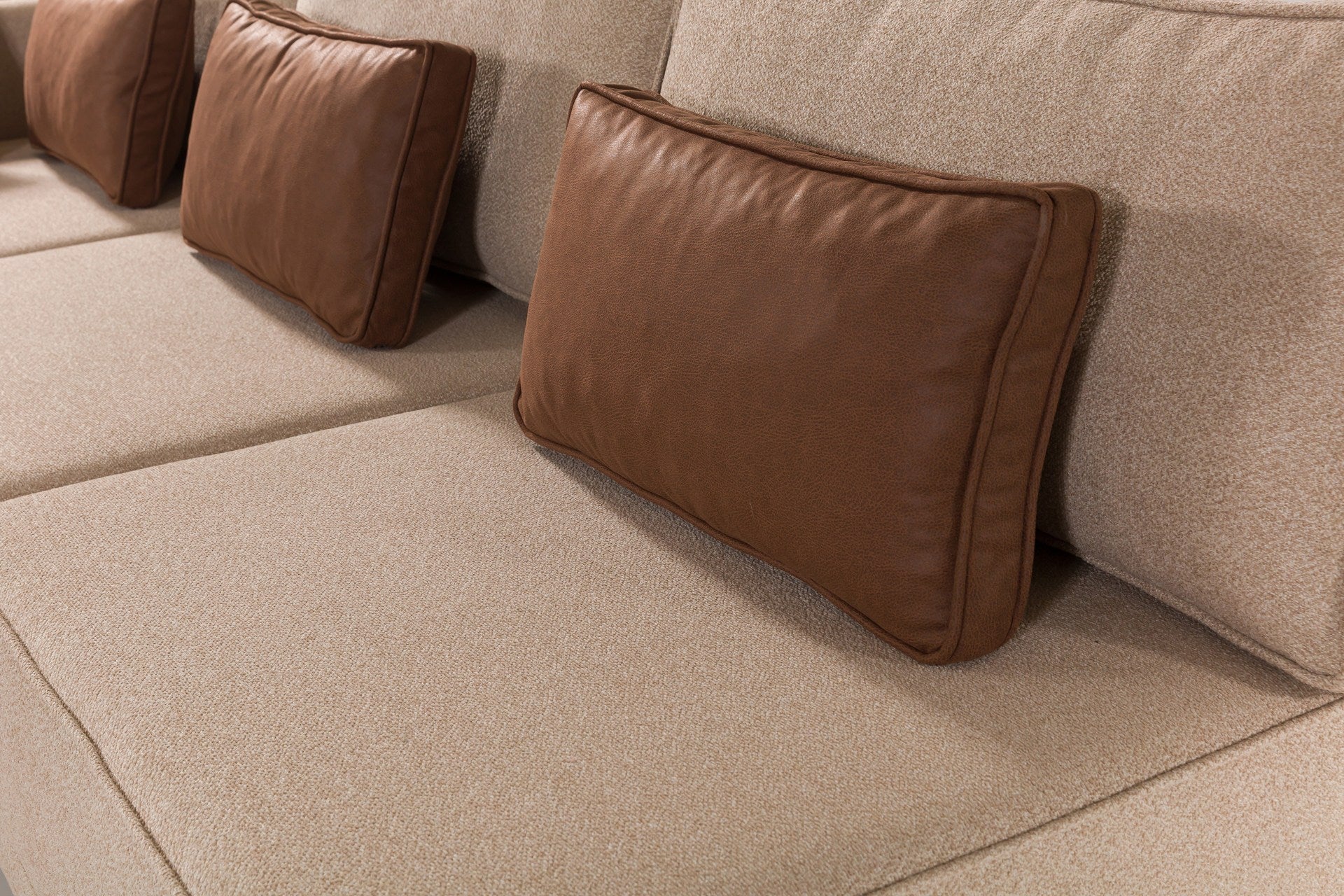 Matris Left - Brown Corner Sofa-Bed