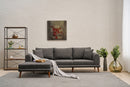 Seren Left - Anthracite Corner Sofa