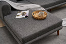 Seren Left - Anthracite Corner Sofa
