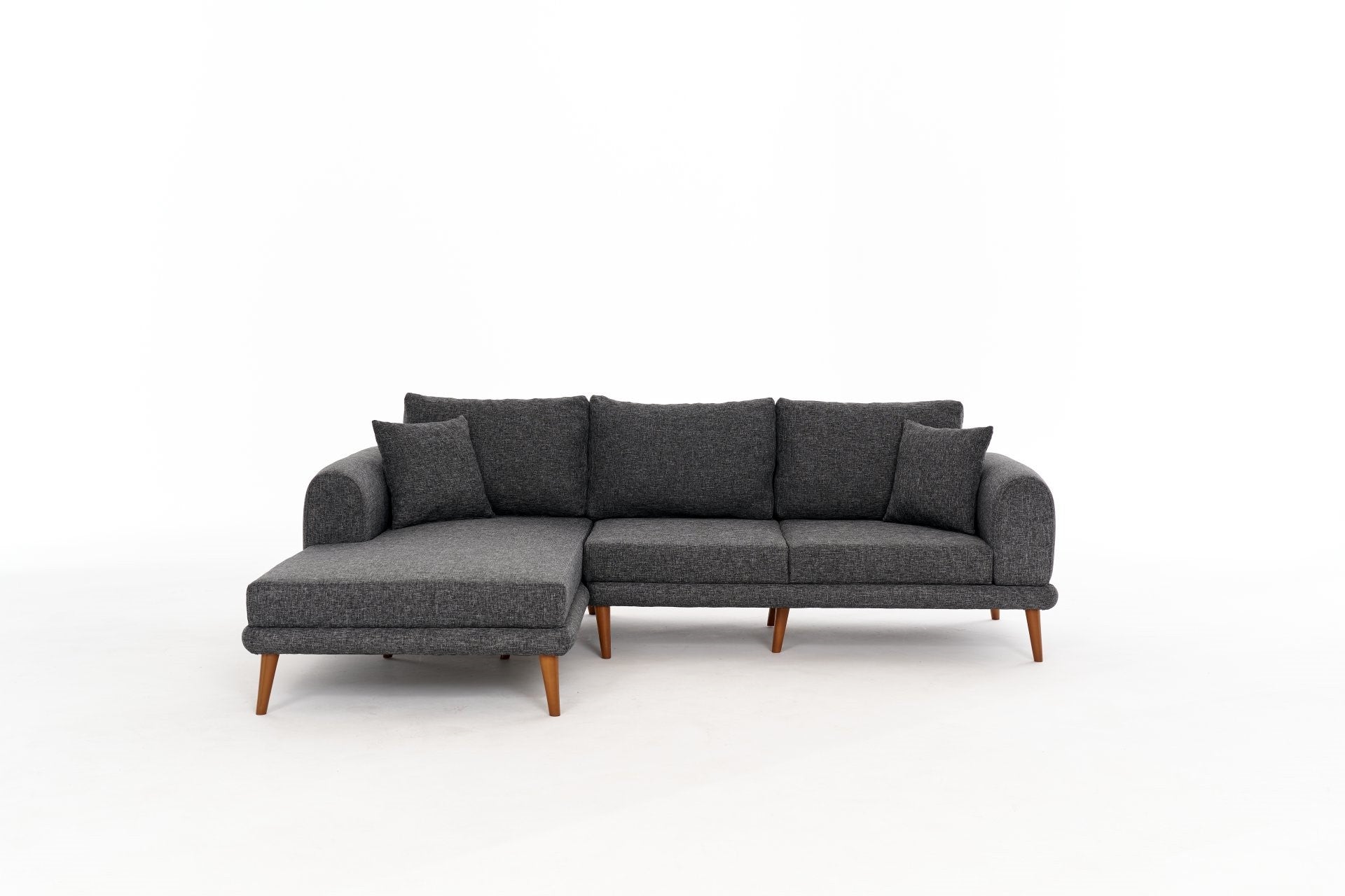 Seren Left - Anthracite Corner Sofa