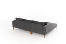 Seren Left - Anthracite Corner Sofa