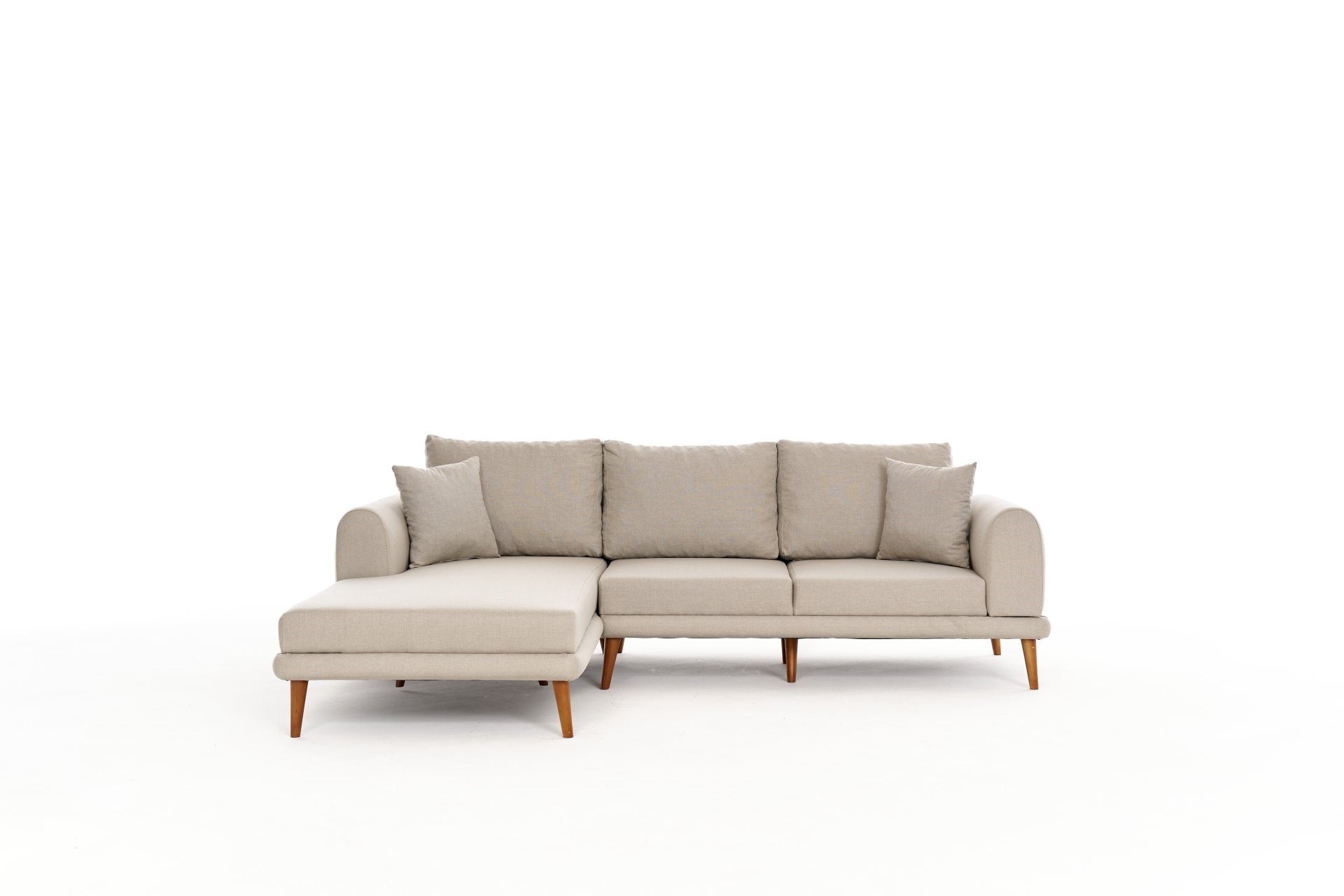 Seren Left - Cream Corner Sofa