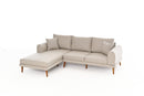 Seren Left - Cream Corner Sofa