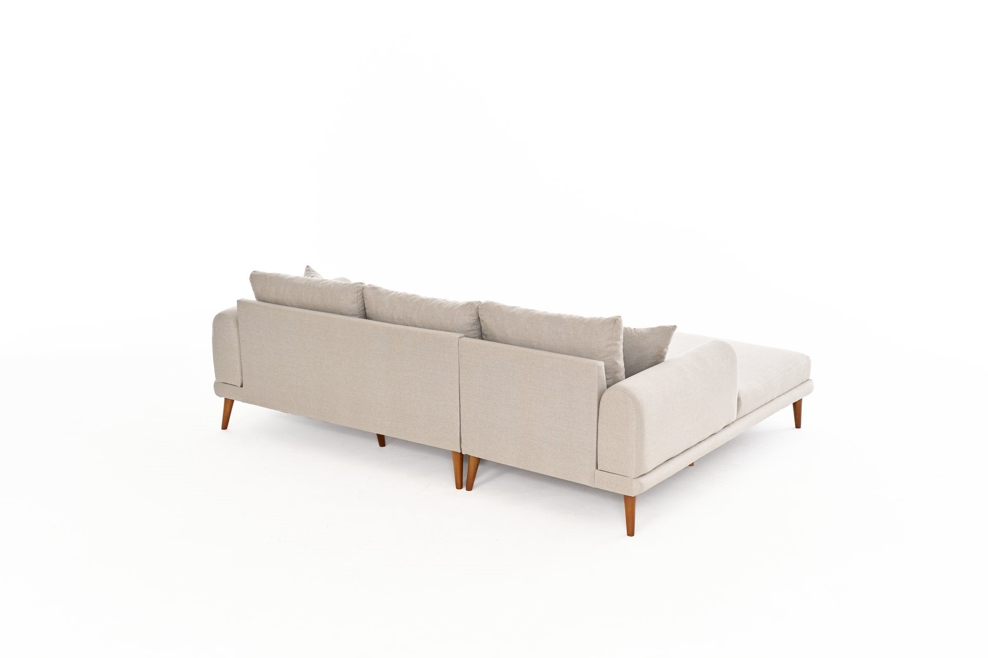 Seren Left - Cream Corner Sofa