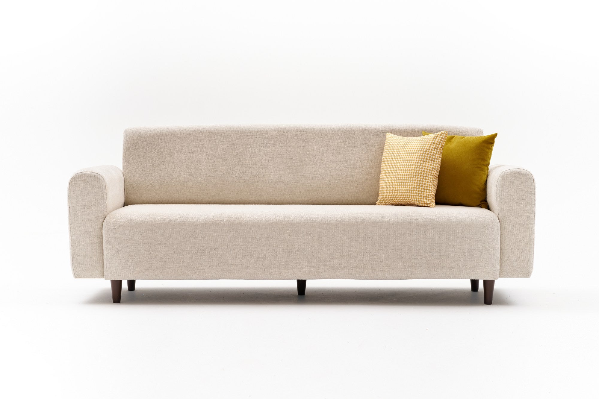 Noya Chenille - Grädd 3-Sittsoffa