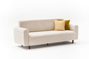 Noya Chenille - Grädd 3-Sittsoffa