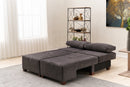 Perenna Chenille - Antracit 3-Sits Soffa-Säng
