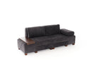 Perenna Chenille - Antracit 3-Sits Soffa-Säng