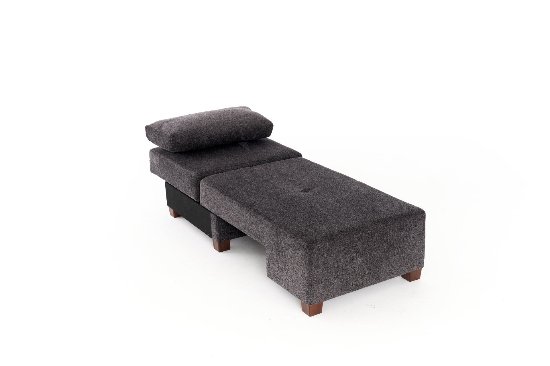 Perenna Chenille - Antracit 3-Sits Soffa-Säng
