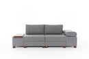 Perenna Lin - Grå 3-Sits Soffa-Säng