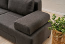 Perenna Lin - Antracit 3-Sits Soffa-Säng