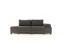 Perenna Lin - Antracit 3-Sits Soffa-Säng