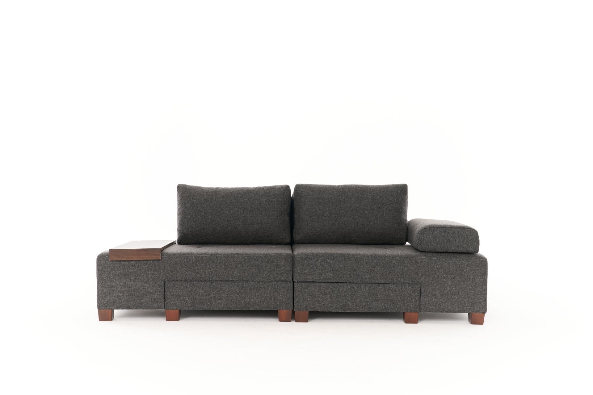 Perenna Lin - Antracit 3-Sits Soffa-Säng