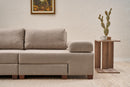 Perenna Lin - Grädde 3-Sits Soffa-Säng