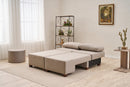 Perenna Lin - Grädde 3-Sits Soffa-Säng
