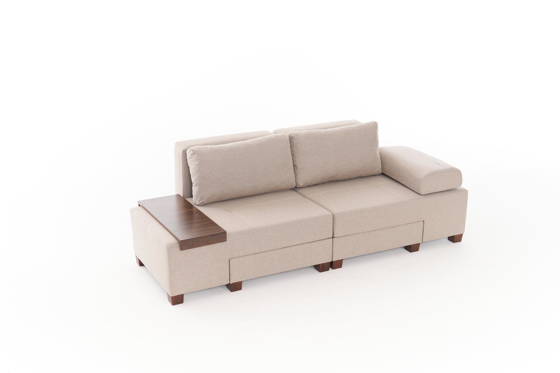 Perenna Lin - Grädde 3-Sits Soffa-Säng