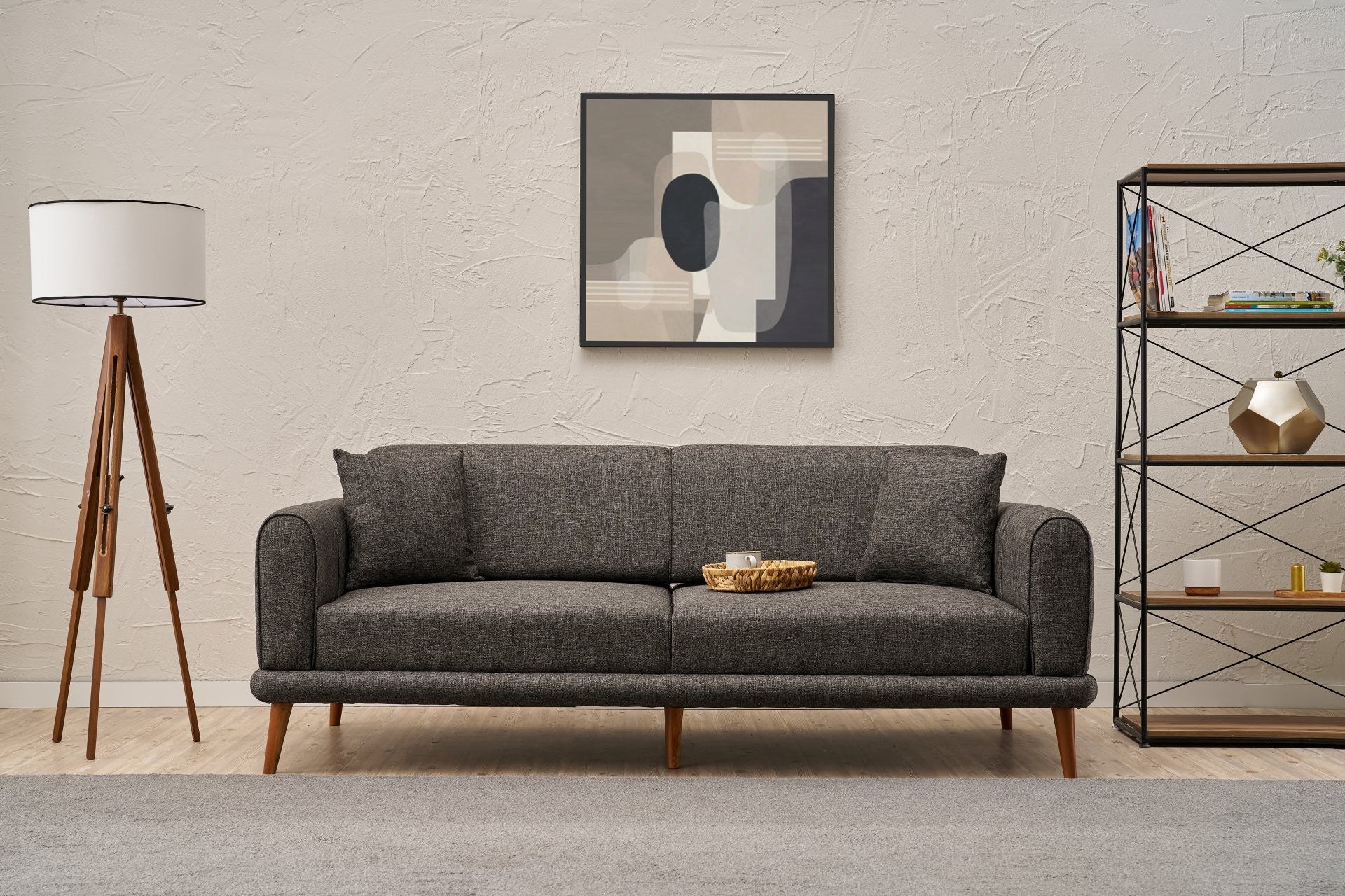 Seren - Antracit 3-Sits Soffa