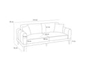 Seren - Antracit 3-Sits Soffa