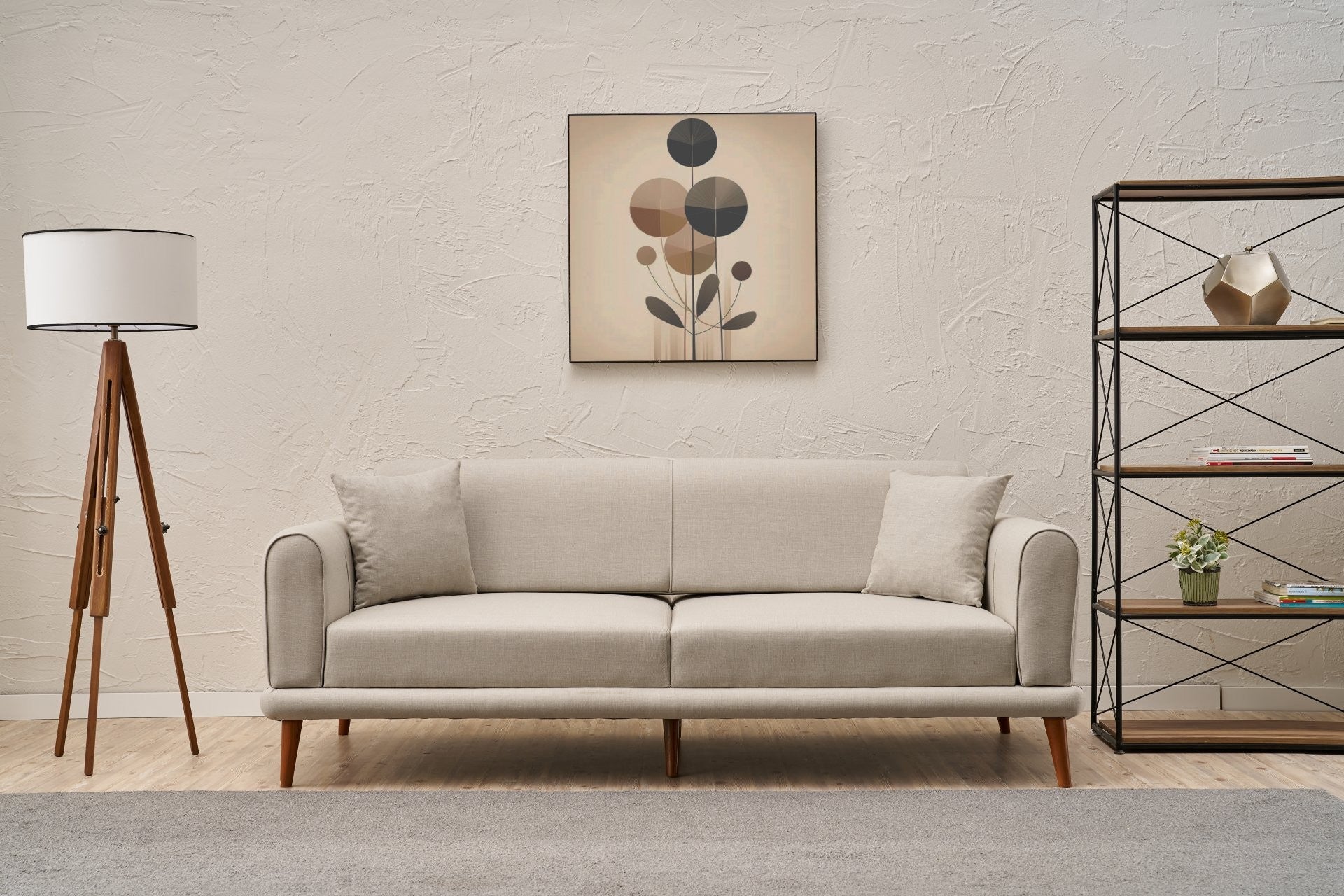 Seren - Grädd 3-Sits Soffa