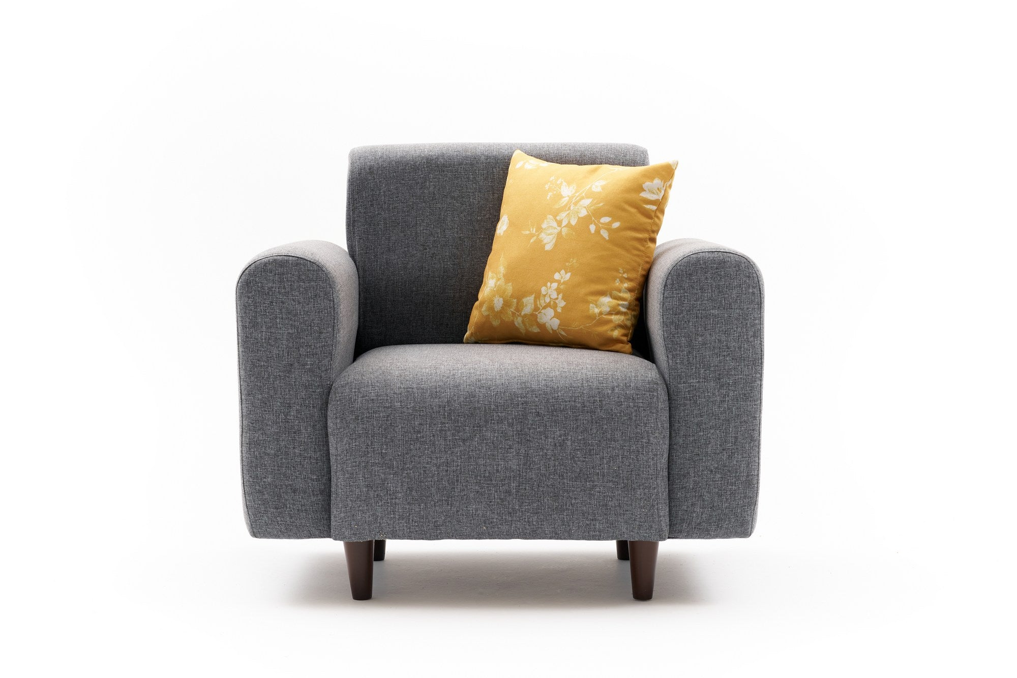 Noya Linen - Grey 1-Seat Sofa