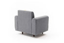 Noya Linen - Grey 1-Seat Sofa