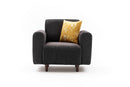 Noya Chenille - Antracit 1-Sits Soffa