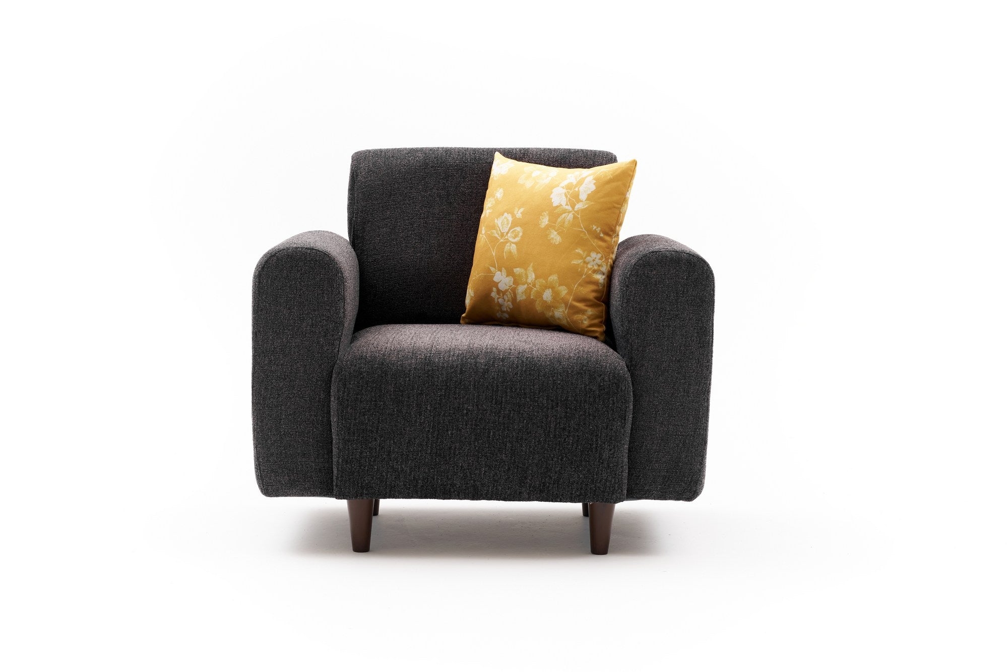 Noya Chenille - Antracit 1-Sits Soffa