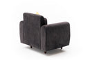 Noya Chenille - Antracit 1-Sits Soffa