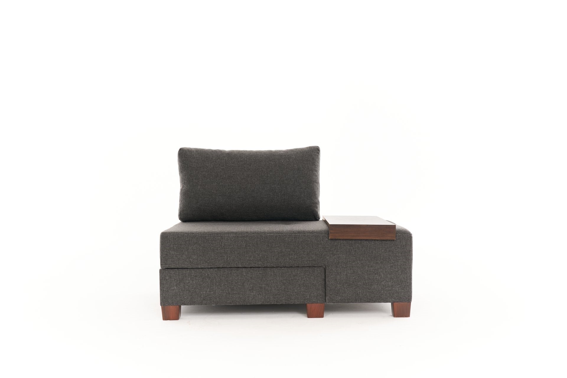 Perenna Linne Höger - Antracit 1-sits Sängsoffa