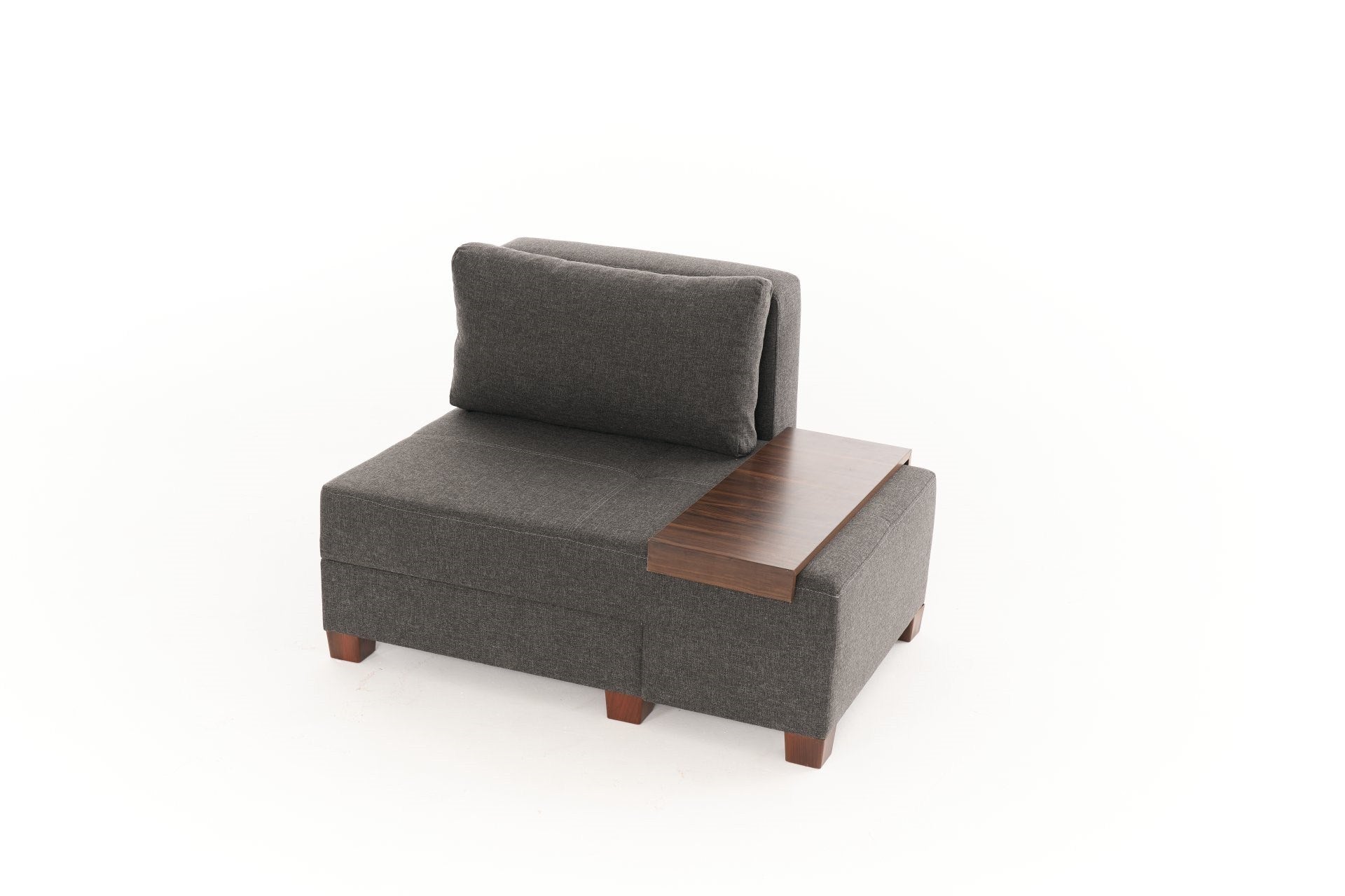 Perenna Linne Höger - Antracit 1-sits Sängsoffa