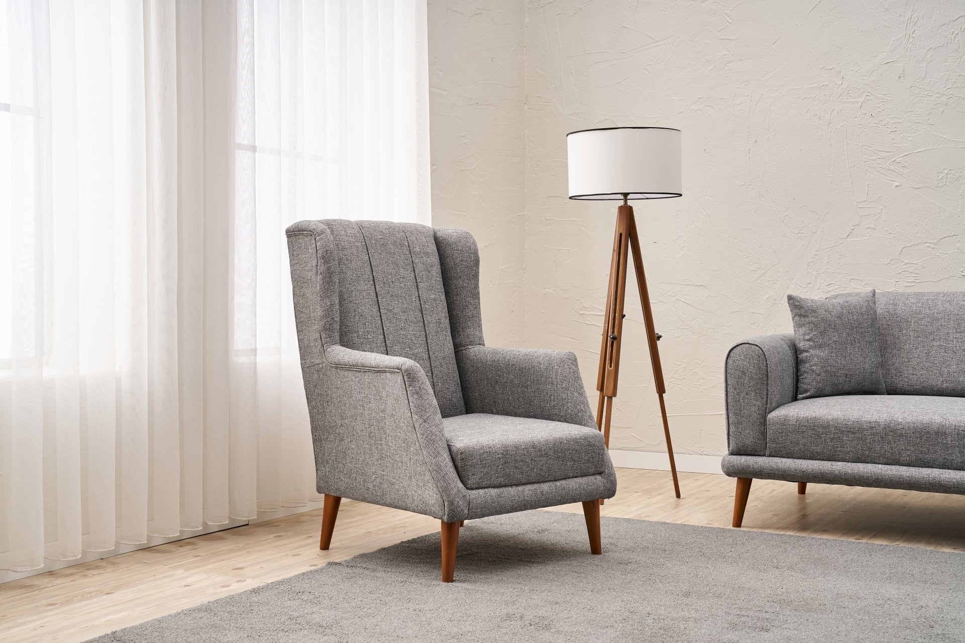 Seren - Grå 1-Sittsoffa