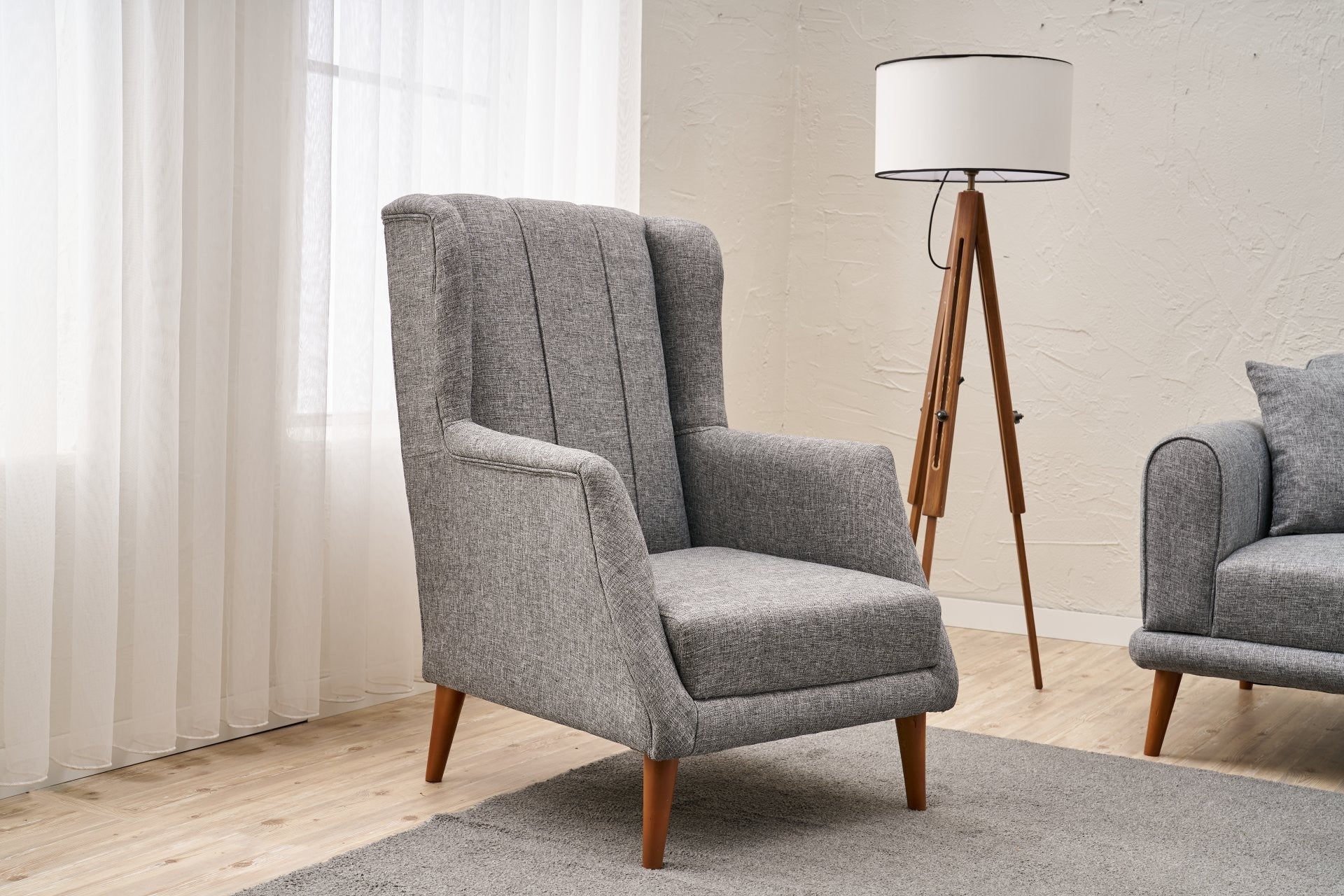 Seren - Grå 1-Sittsoffa