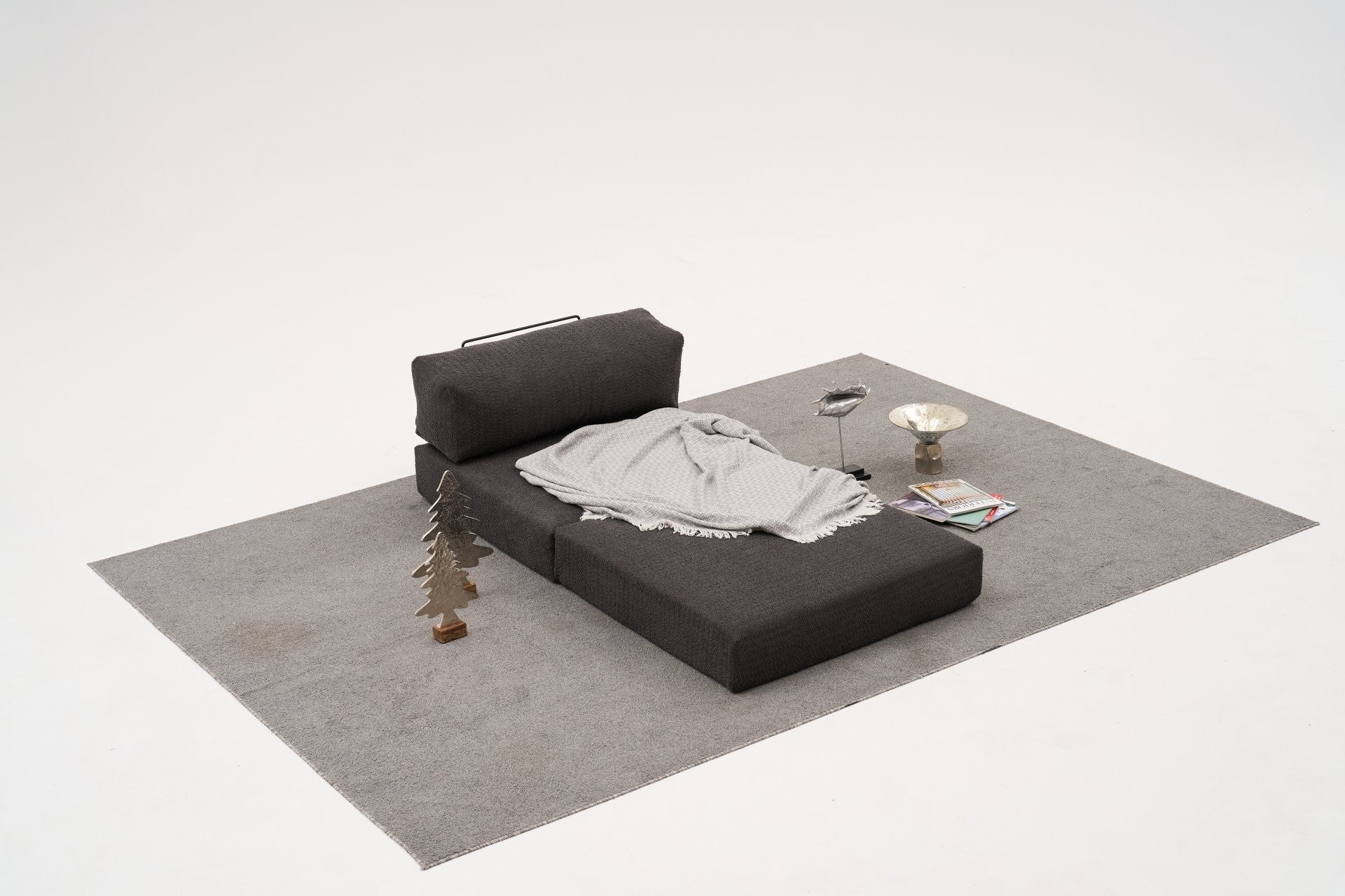 Comfort - Antracit v2 1-sitssoffa