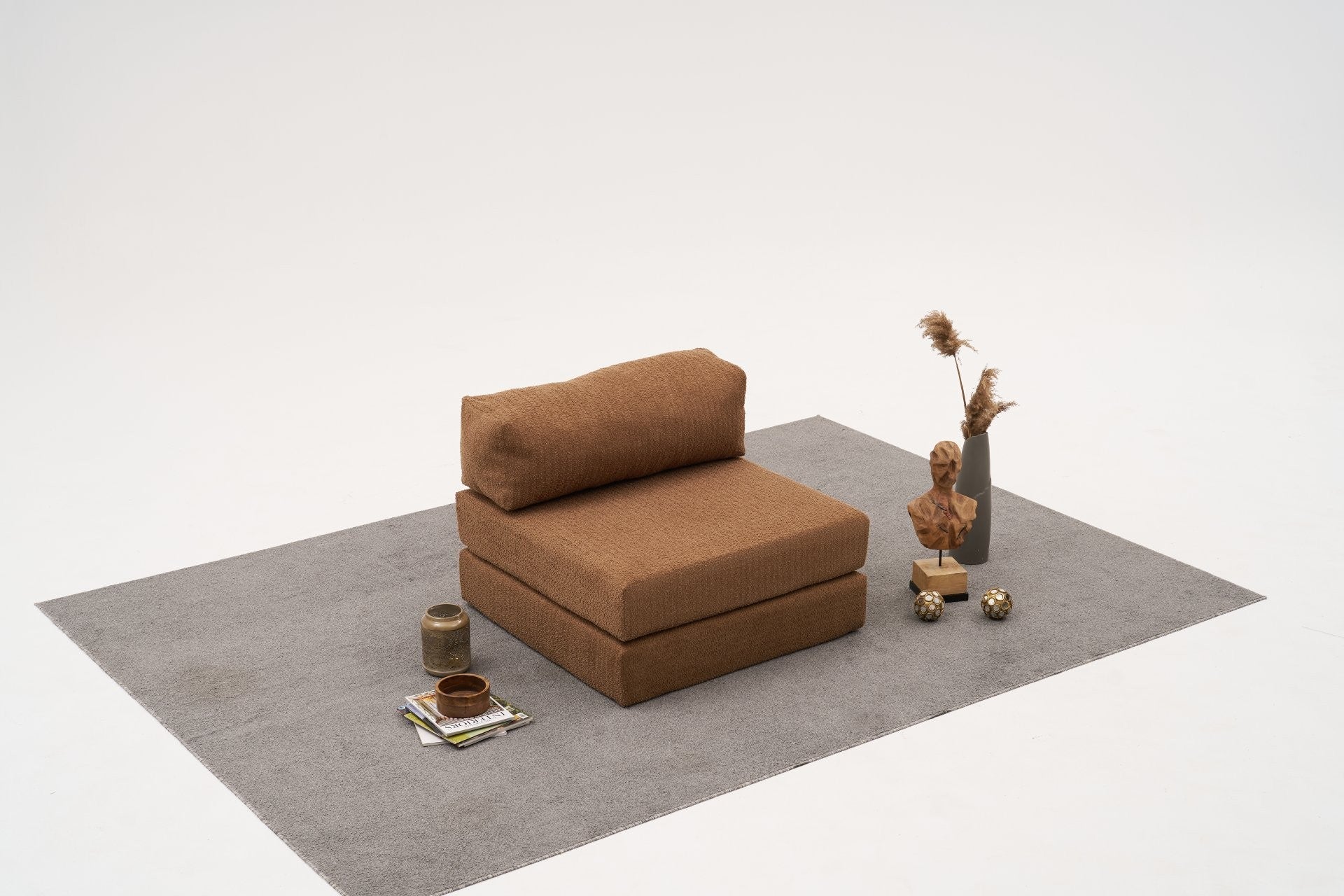 Comfort - Brun v2 1-sitssoffa