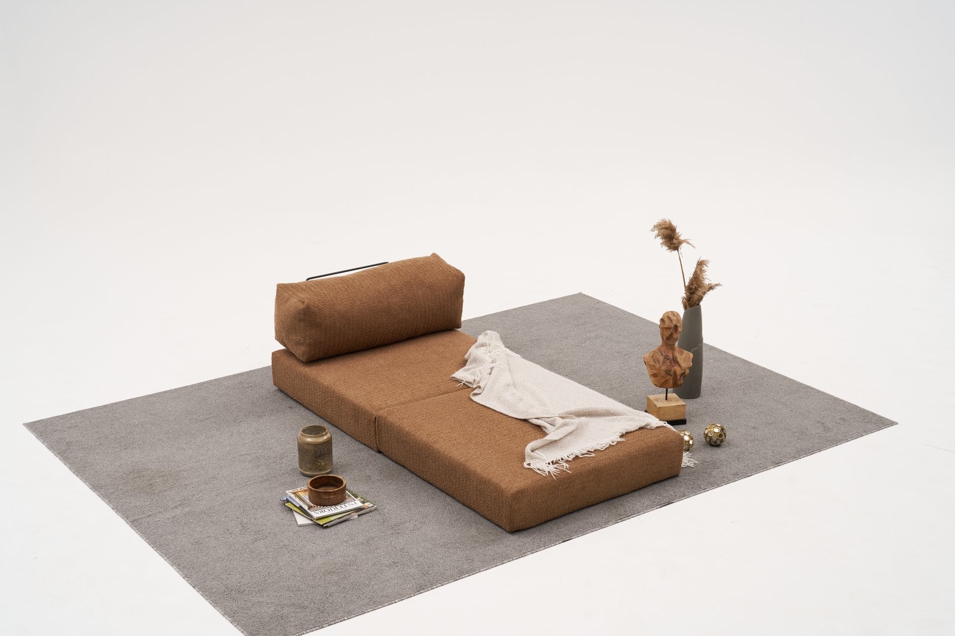 Comfort - Brun v2 1-sitssoffa