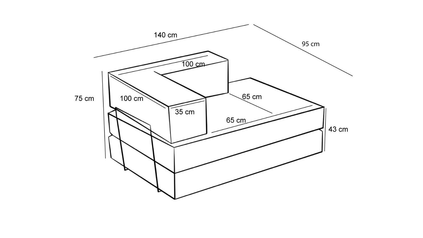 Comfort - Brun v2 2-sits soffa