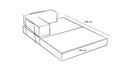 Comfort - Brun v2 2-sits soffa