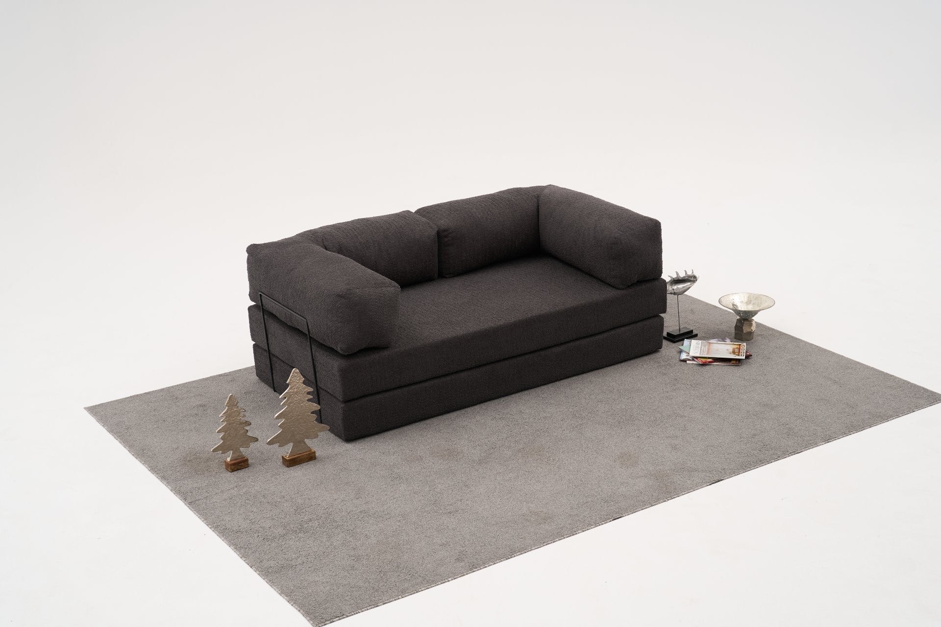 Comfort - Antracit v2 3-sitssoffa