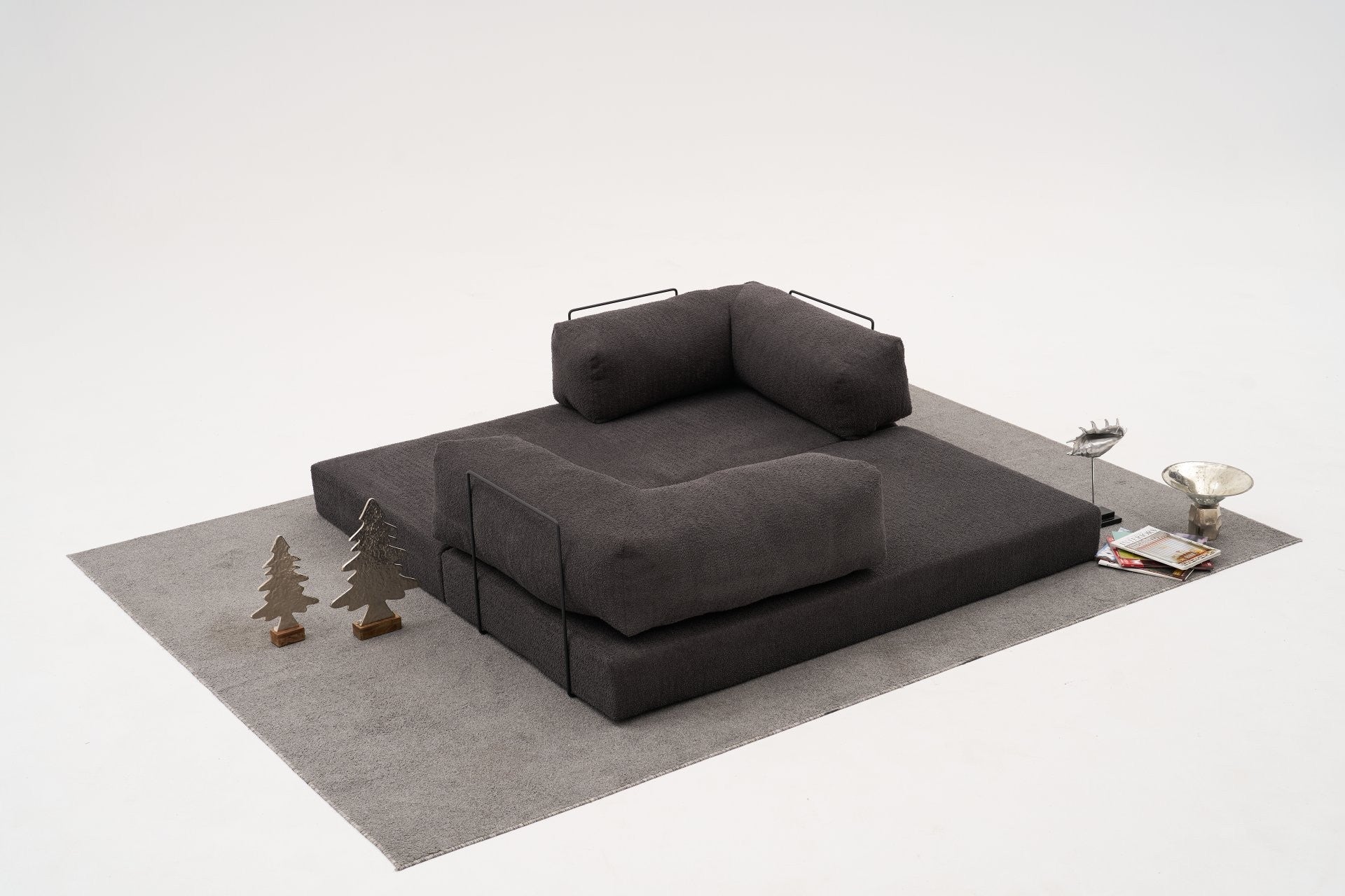 Comfort - Antracit v2 3-sitssoffa