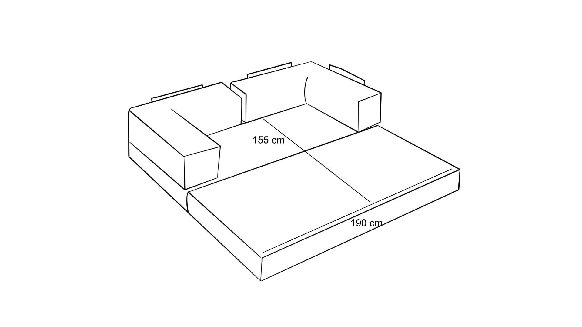Comfort - Grå v2 3-Sits Soffa