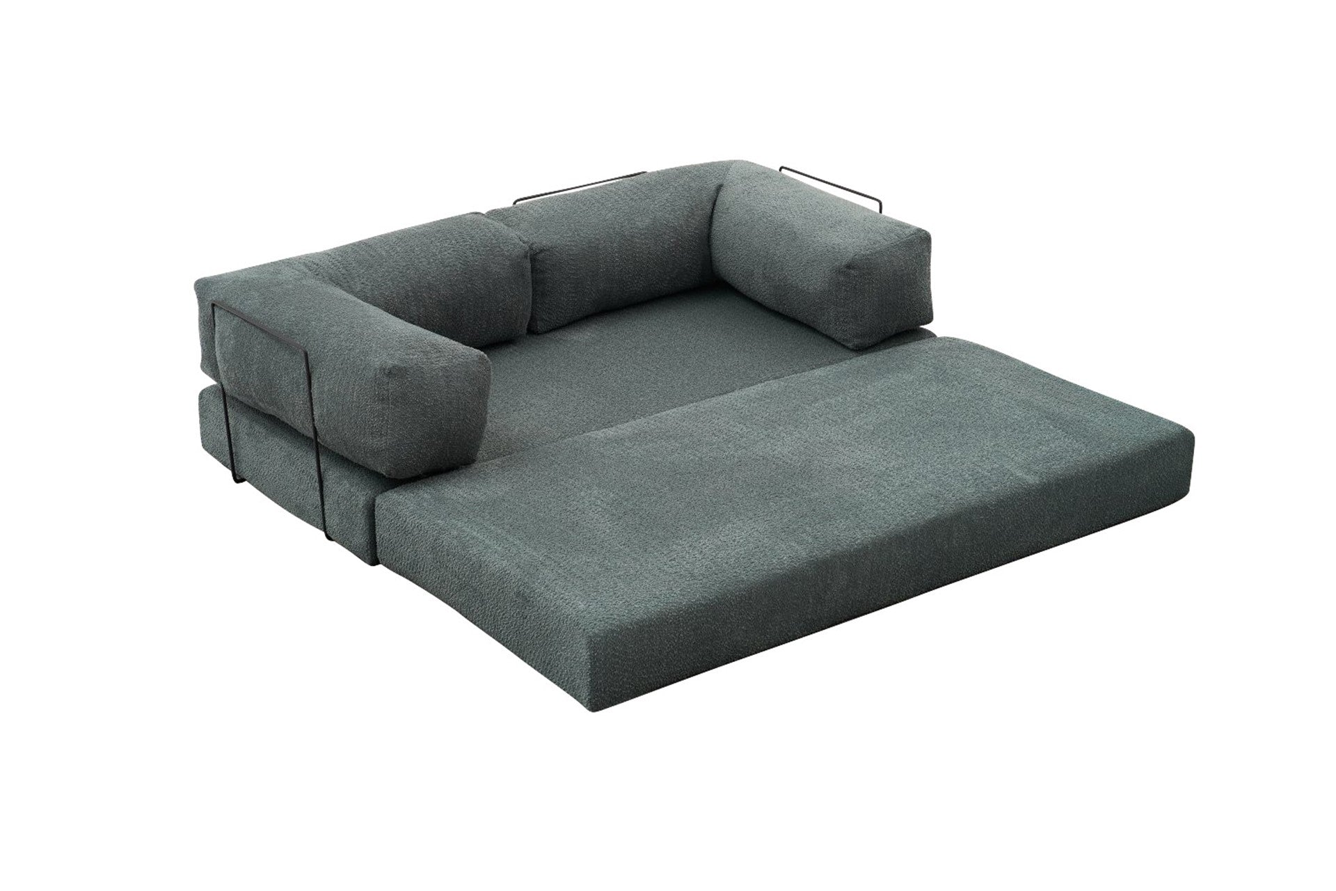 Comfort - Grön 3-Sits Soffa