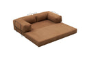 Comfort - Brun v2 3-sitssoffa
