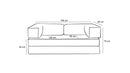 Comfort - Brun v2 3-sitssoffa