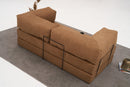 Comfort - Brun v2 3-sitssoffa