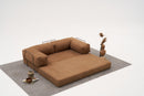 Comfort - Brun v2 3-sitssoffa