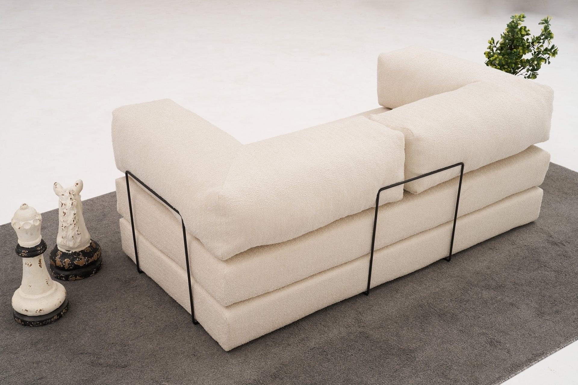 Comfort - Grädde v2 3-sitssoffa